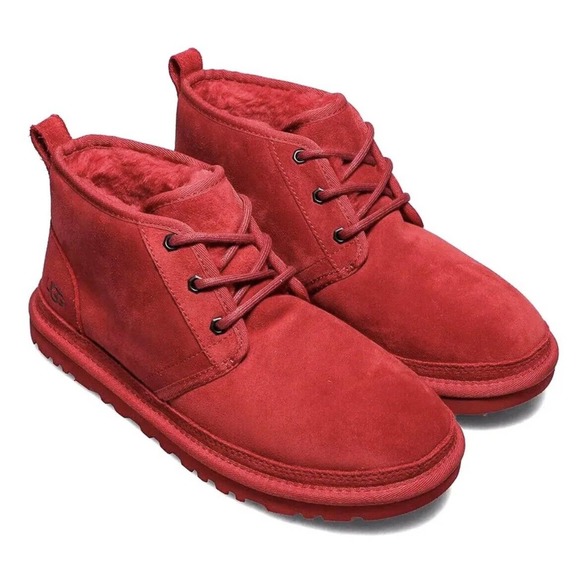 UGG Neumel Red Suede Chukka Ankle Boots Shoes Mens Size 13 New Fast Ship main image 5